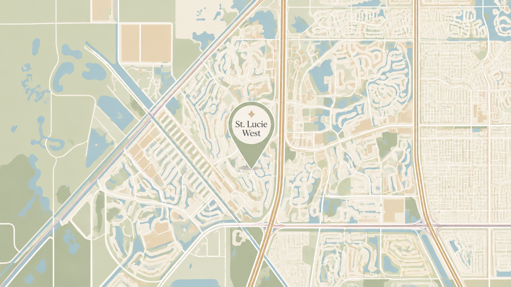 Map of St. Lucie West